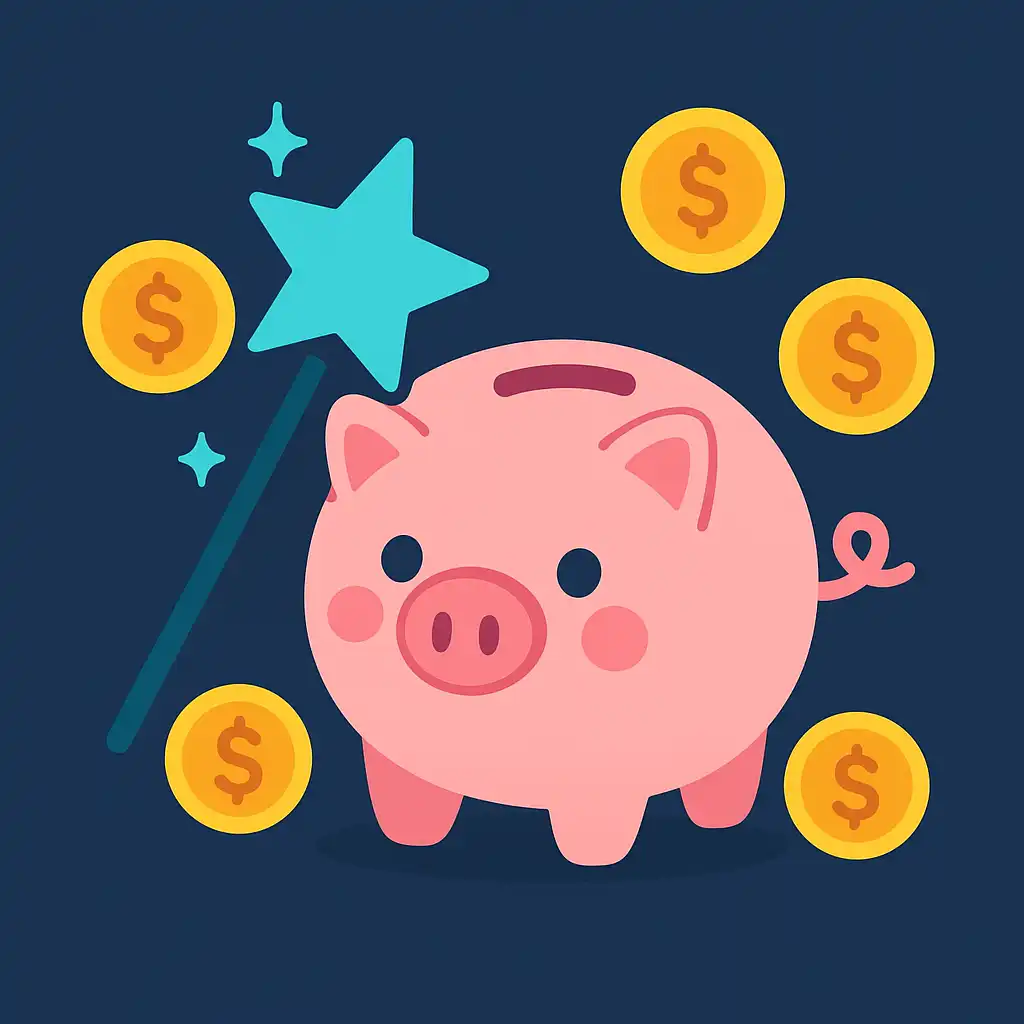 Automat Piggy Prizes Wand of Riches